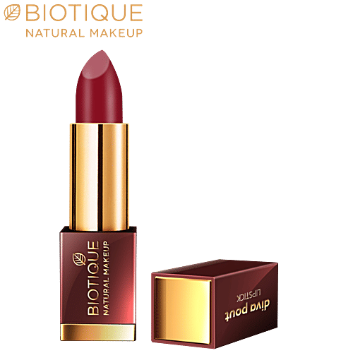 Biotique Natural Makeup Diva Pout Lipstick - Valentine Love, 4 g  