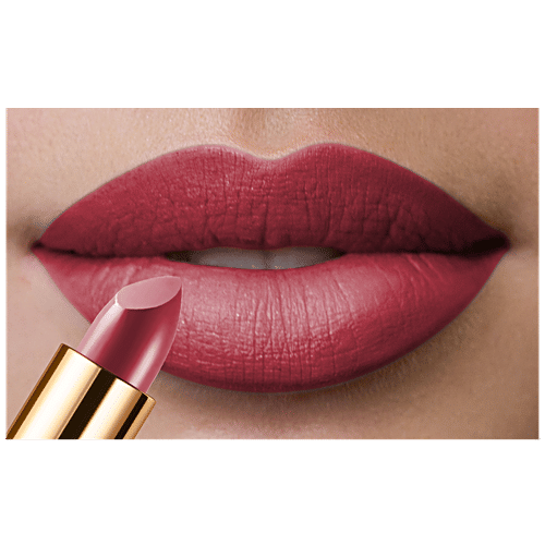 Biotique Natural Makeup Diva Pout Lipstick - Berrylicious, 4 g  