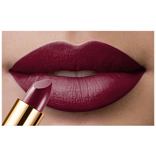 Biotique Natural Makeup Diva Pout Lipstick - Midnight Passion, 4 g  