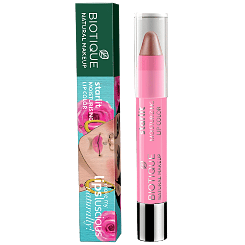 Biotique Natural Makeup Starlit Moisturising Lipcolour - Lush Lavender, 3.5 g  