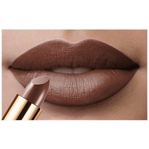 Biotique Natural Makeup Diva Pout Lipstick - Brown Sugar Love, 4 g  