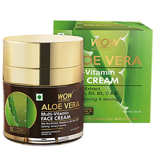 Buy Wow Skin Science MultiVitamin Face Cream Aloe Vera Extract