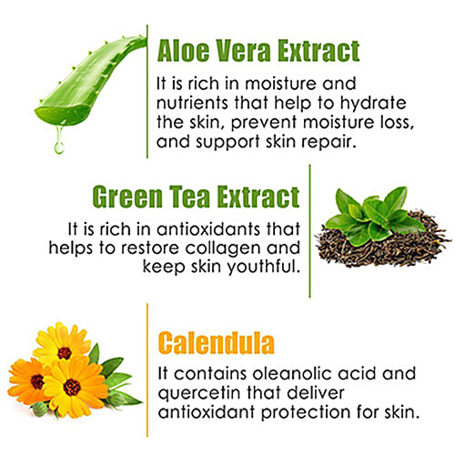 Wow Skin Science Aloe Vera Face Wash - With Built-In Face Brush, Cleanses Gently, No Parabens & Sulphate, 150 ml No Parabens & Sulphate