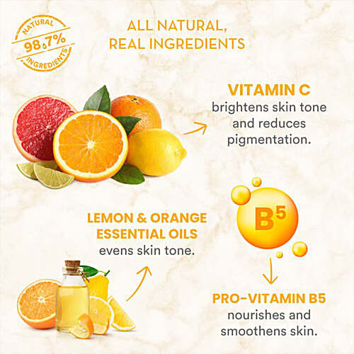 Wow Skin Science Brightening Vitamin C Foaming Face Wash - Built-In Face Brush for Deep Cleansing, No Parabens & Sulphate, 150 ml  No Parabens & Sulphate