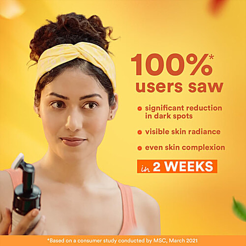 Wow Skin Science Brightening Vitamin C Foaming Face Wash - Built-In Face Brush for Deep Cleansing, No Parabens & Sulphate, 150 ml  No Parabens & Sulphate