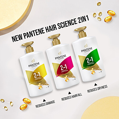 Pantene Hair Science Silky Smooth Shampoo, 1000 ml