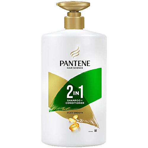 Pantene Hair Science Silky Smooth Shampoo, 1000 ml