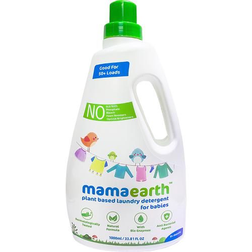 Mamaearth Plant Based Laundry Detergent For Babies, 1 L  