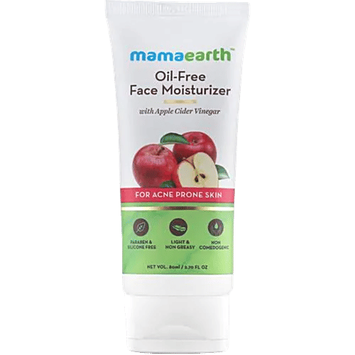 Mamaearth Oil Free Moisturiser For Face With Apple Cider Vinegar For Acne Prone Skin, 80 ml  