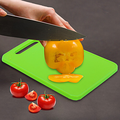 Anjali Chopping/Cutting Board - For Fruits & Vegetable, Green, Plastic, 10mm Thickness, 1 pc