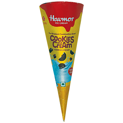 Buy Havmor Cone Ice Cream Cookies & Cream Online at Best Price of Rs