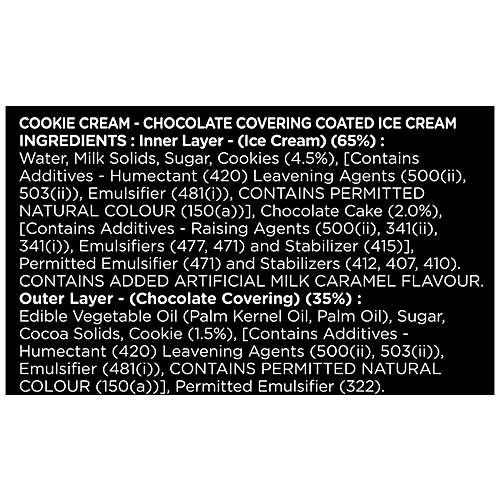 Havmor Stick Ice Cream - Blockbuster, Cookie Cream, 90 ml