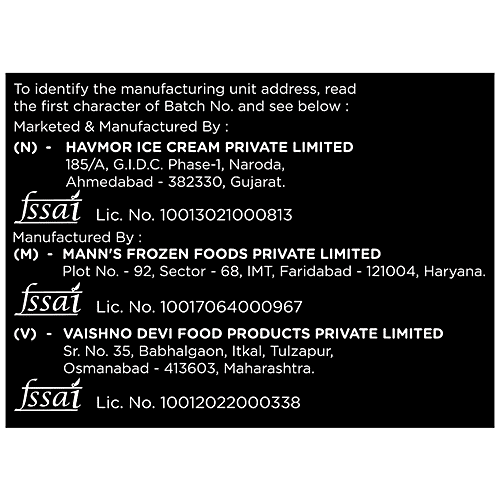 Havmor Stick Ice Cream - Blockbuster, Cookie Cream, 90 ml