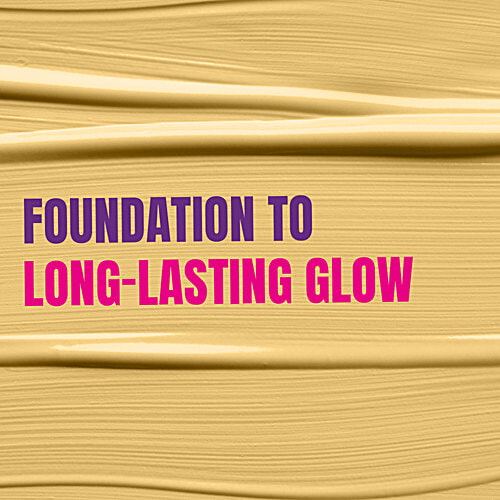 Elle 18 Lasting Glow Foundation, 27 ml 02 Marble Long-Lasting Glow, Intense Colour Payoff, High Gloss Finish