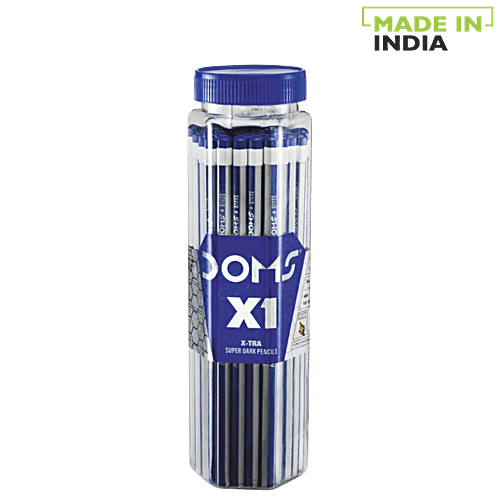 Doms X1 X-Tra Super Dark Pencils, 30 pcs Jar 