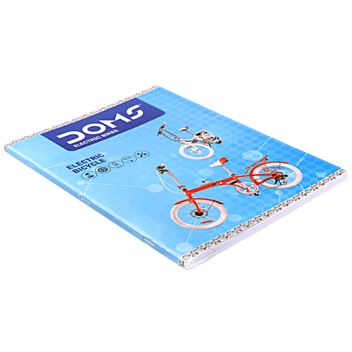 Doms Unruled Note Book - Electric Bike Series, 172 Pages  