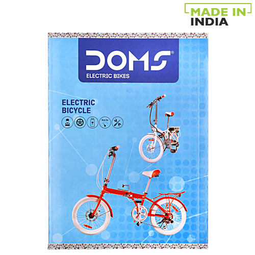 Doms Unruled Note Book - Electric Bike Series, 172 Pages  