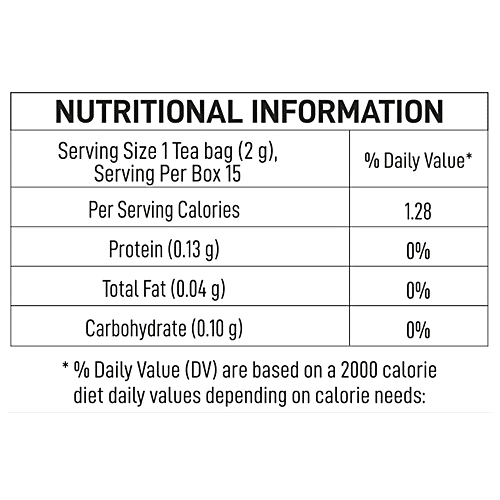 Vahdam Organic Turmeric Ginger Herbal Tea Bags - Unique Flavour, 30 g (15 Pyramid Bags x 2 g each) 