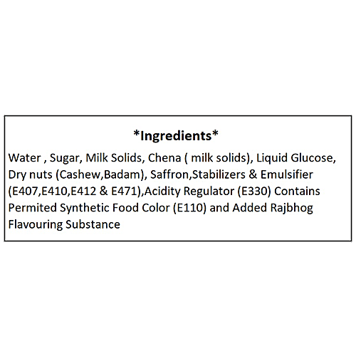 Heritage Alpenvie Rajbhog Ice Cream, 450 ml  