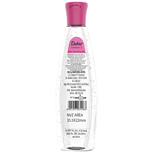 Dabur Sanitize Delta Hand Sanitizing Rub - Alcohol Based, Protection from Germs, 60 ml  