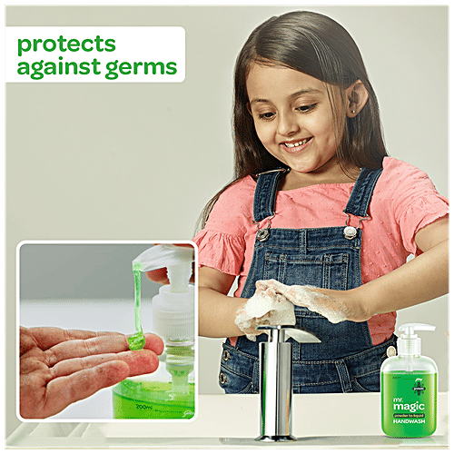 Godrej Protekt Mr. Magic Powder-To-Liquid Handwash Refill, 200 ml (Pack of 4)