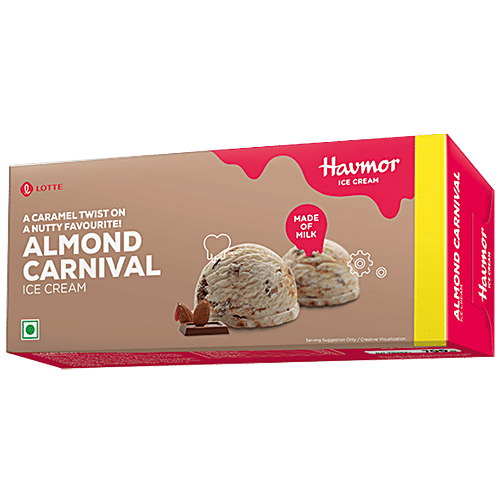 Havmor Ice Cream - Almond Carnival, 700 ml (Buy 1 Get 1 Free) 