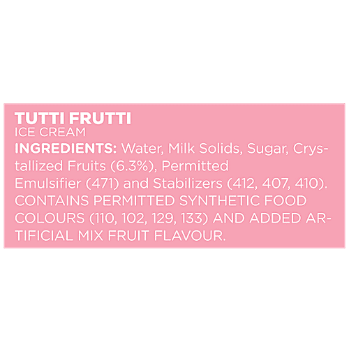 Havmor Ice Cream - Tutti Frutti, 700 ml (Buy 1 Get 1 Free) 