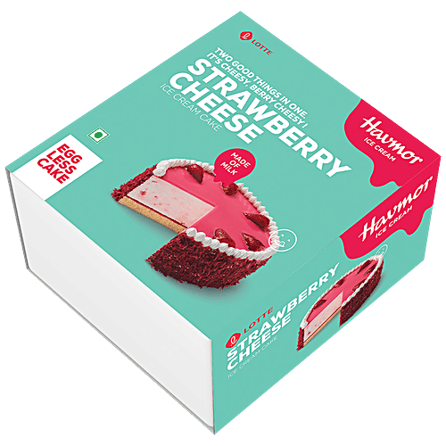 Buy Havmor Strawberry Cheese Ice Cream Cake Made of Milk Online at Best Price of Rs 500