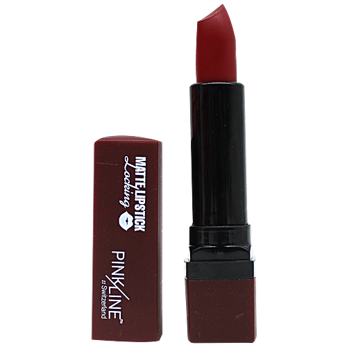 Pink Line Locking Matte Lipstick, 29 g Beauty Red 