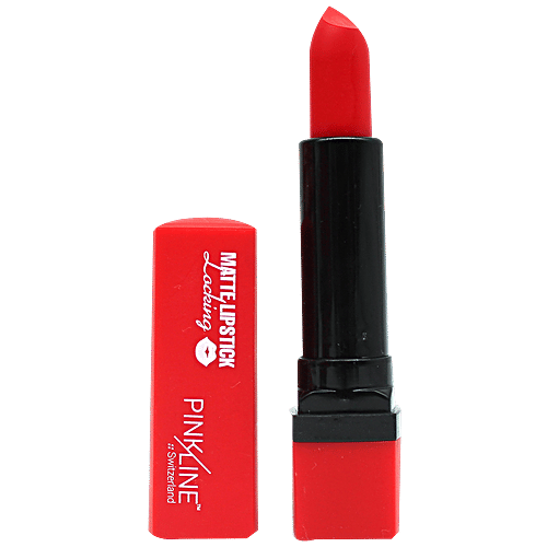 Pink Line Locking Matte Lipstick, 29 g Juicy Orange 