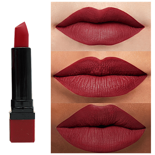 Pink Line Locking Matte Lipstick, 29 g Red Oxide 