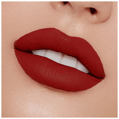 Pink Line Luxury Matte Lipstick, 26 g Velvet Maroon 