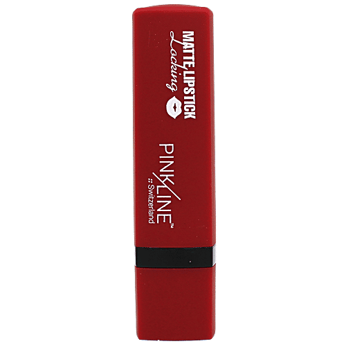 Pink Line Locking Matte Lipstick, 29 g Maroon 
