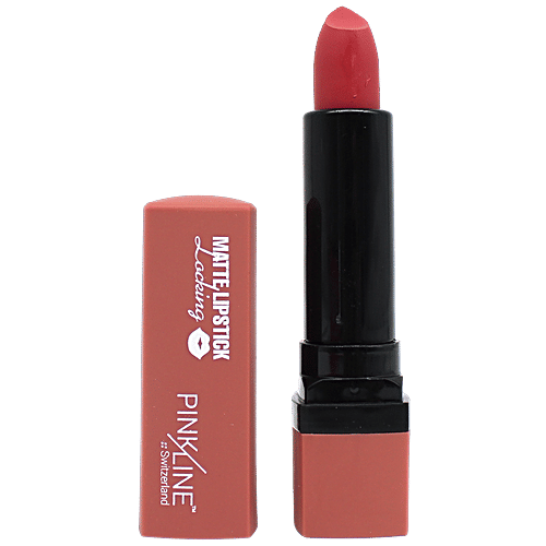 Pink Line Locking Matte Lipstick, 29 g Check Pink 