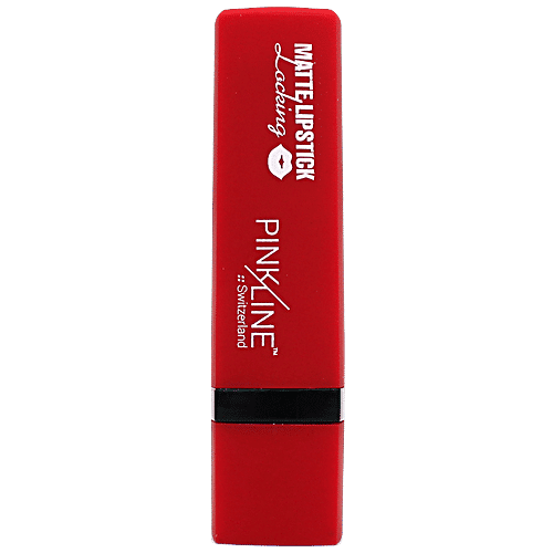 Pink Line Locking Matte Lipstick, 29 g Lady Red 