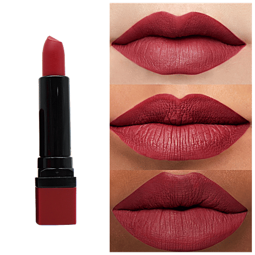 Pink Line Locking Matte Lipstick, 29 g Red Oxide 
