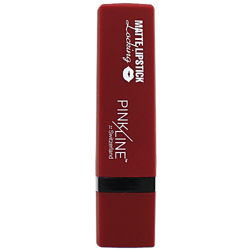 Pink Line Locking Matte Lipstick, 29 g Red Oxide 