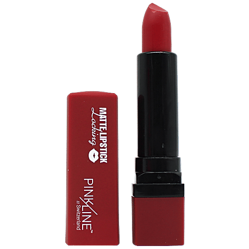 Pink Line Locking Matte Lipstick, 29 g Sweet Red 