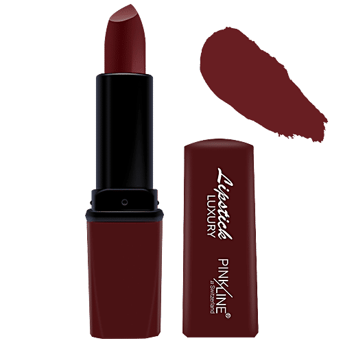 Pink Line Luxury Matte Lipstick, 29 g Antique Red 