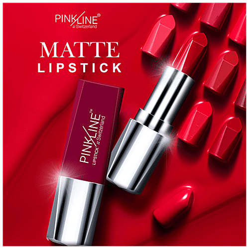 Pink Line Matte Lipstick, 26 g Bloody Mary 