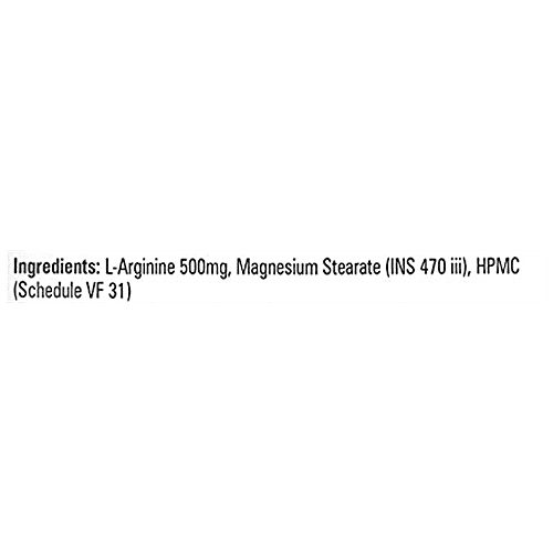 Abbies Nutrition Plus Health Supplement - L-Arginine, 120 pcs  