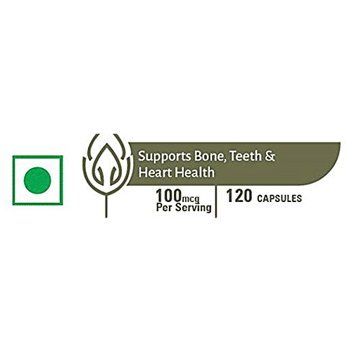 Abbies Nutrition Plus Health Supplement - Vitamin K2, 120 pcs  Improves Bone & Joint Health