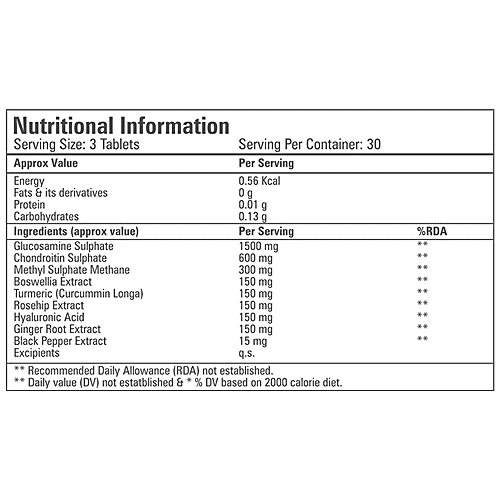 Abbies Nutrition Plus Health Supplement - Joint Support, 90 pcs  