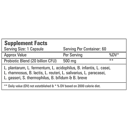 Abbies Nutrition Plus Health Supplement - Pro Biotic, 60 pcs  