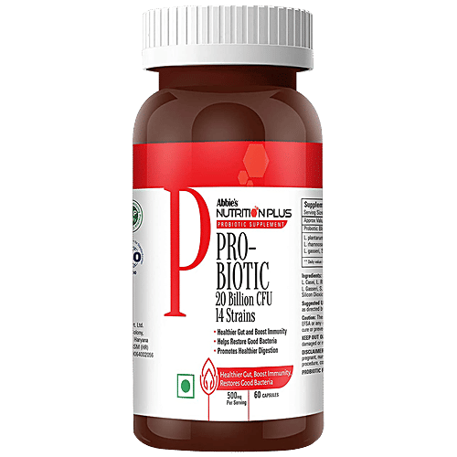 Abbies Nutrition Plus Health Supplement - Pro Biotic, 60 pcs  