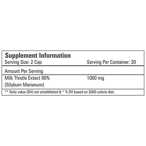 Abbies Nutrition Plus Health Supplement - Milk Thistle Extract, 60 pcs  