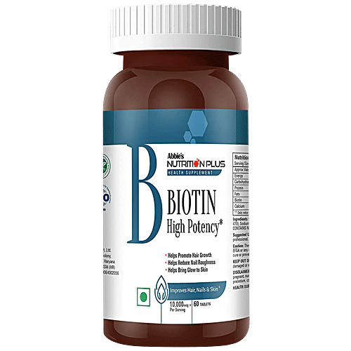 Abbies Nutrition Plus Health Supplement - Biotin, 60 pcs  