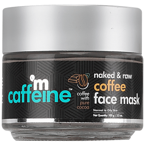 mCaffeine Tan Removal Coffee Clay Face Mask/Pack - Pore Cleansing, For Normal To Oily Skin, 100 g  