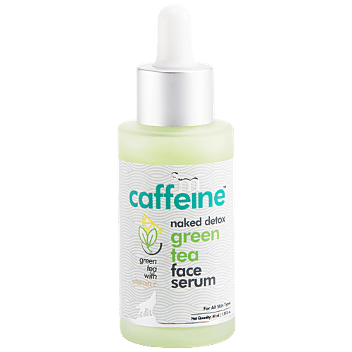 mCaffeine Naked Detox Hydrating Green Tea Face Serum, 40 ml  