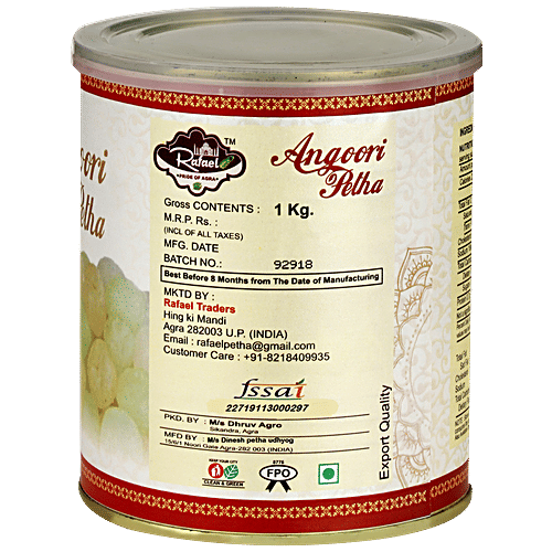 Rafael Angoori Petha, 1 kg  Zero Trans Fat, Zero Cholesterol